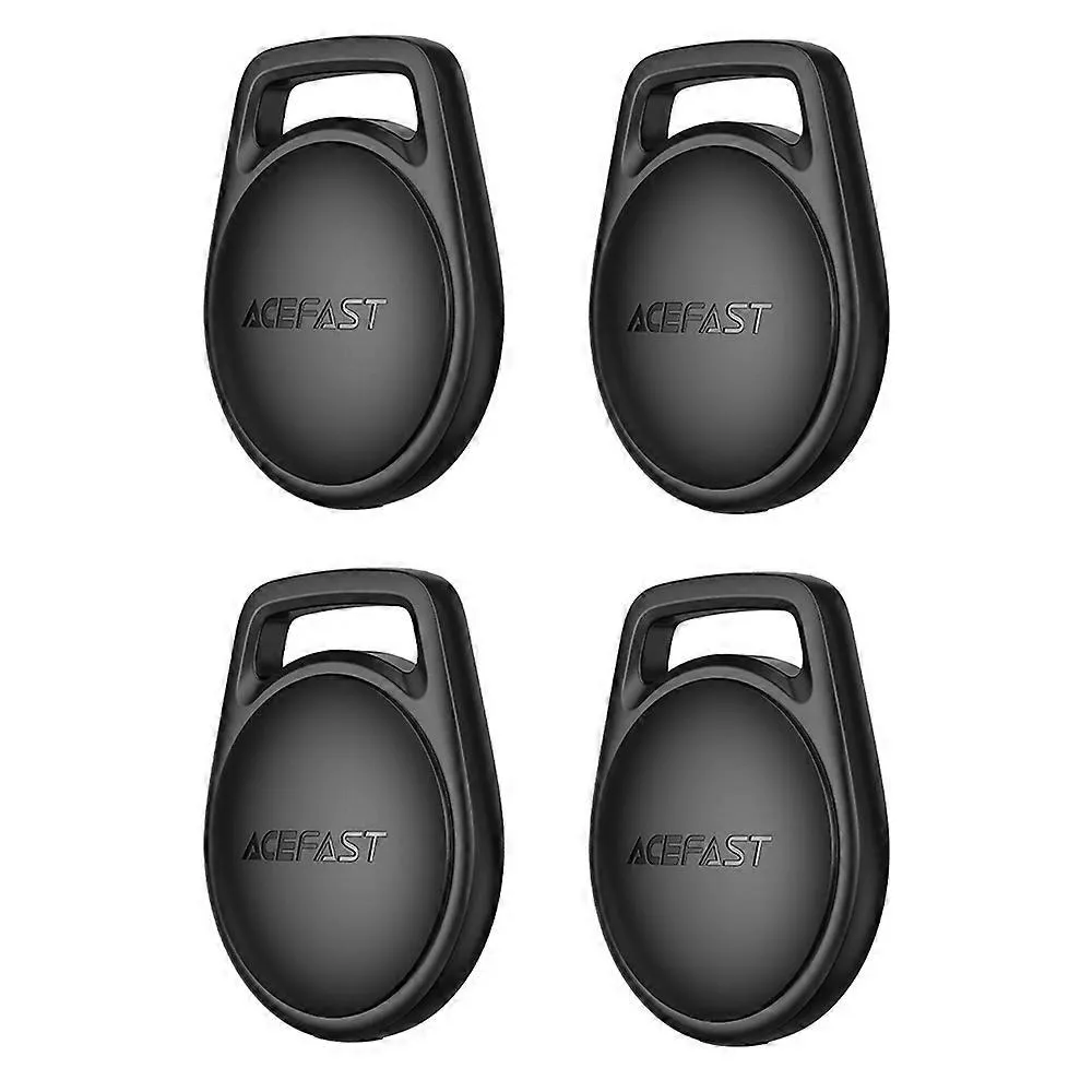 Acefast SmartTag S2 per serie iOS, Set 4 pezzi, Nero - immagine 1