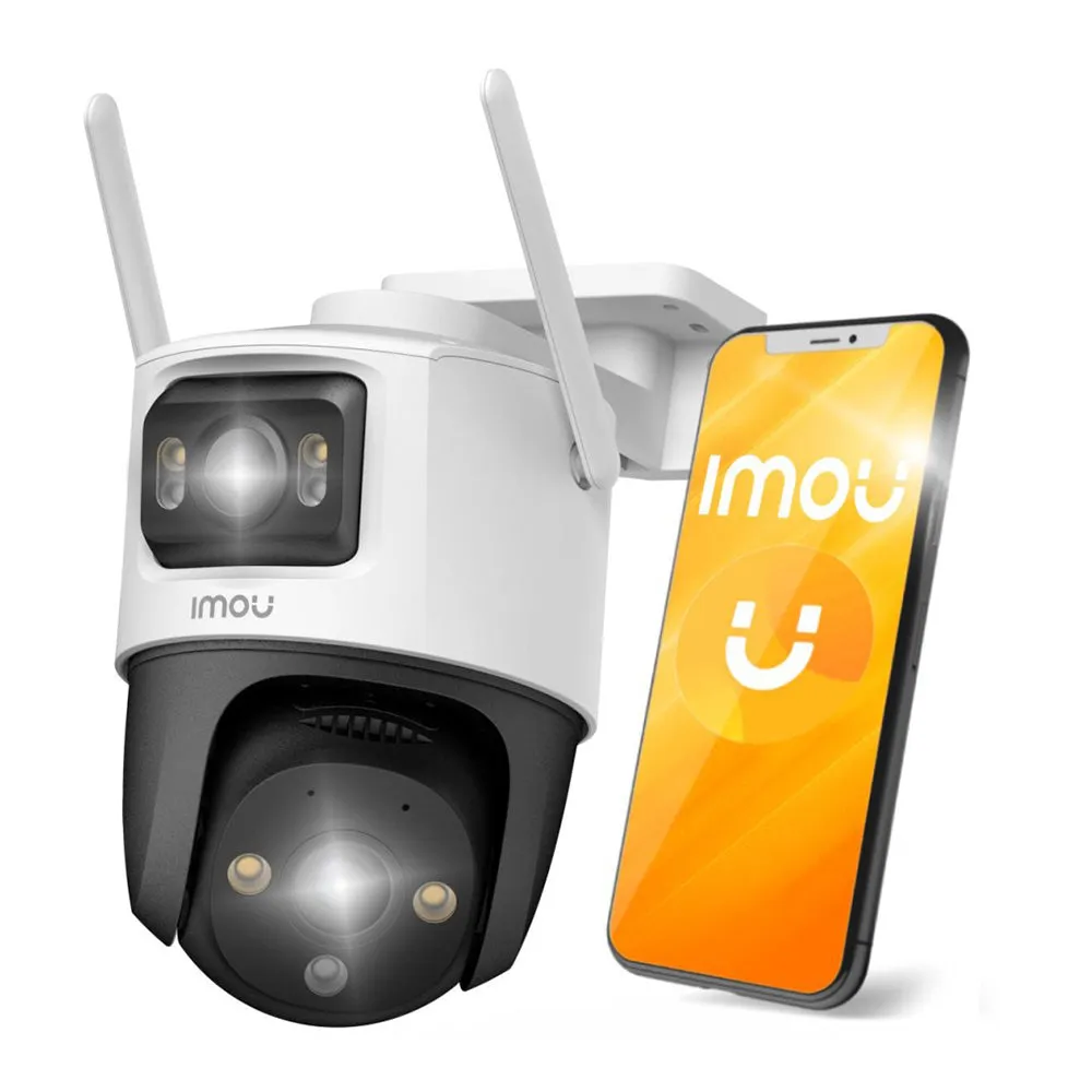 Telecamera di Sorveglianza Imou Cruiser Dual, Wi-Fi, 2.8K + 2K, IP66, Esterno IPC-S7XP-8M0WED-0360B - immagine 1