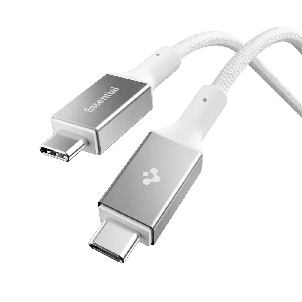 Cavo Dati e Ricarica USB-C - USB-C Spigen EB10010CC, 100W, 1m, Bianco ACA08774 - immagine 1