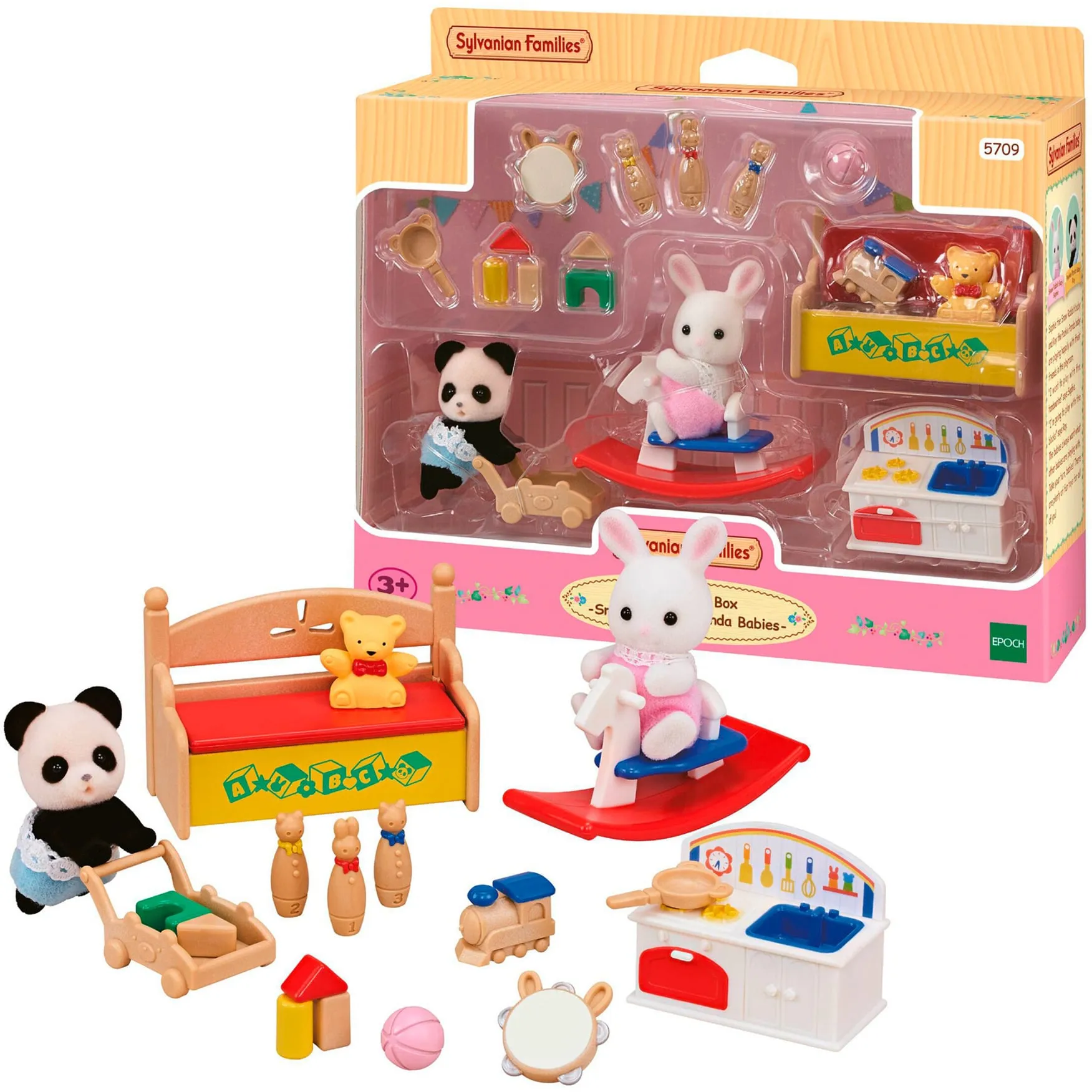 Sylvanian Families - Giocattolo asilo nido per bambini con figure, Giochi di costruzione - immagine 1