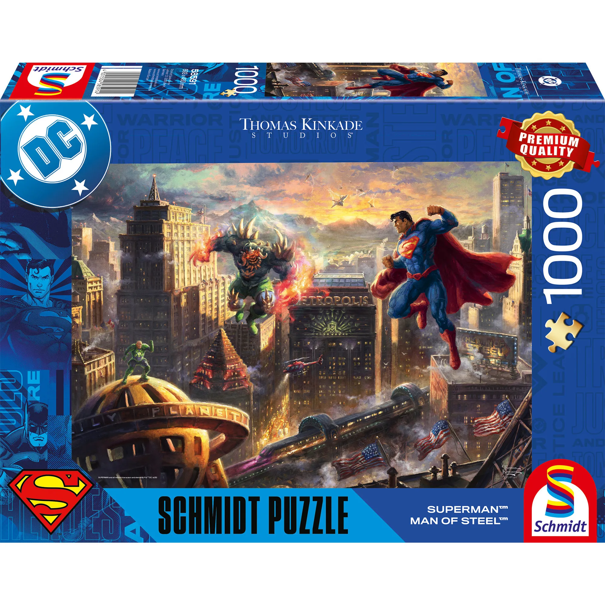 Thomas Kinkade Studios: DC Superman - Man of Steel, Puzzle - immagine 1