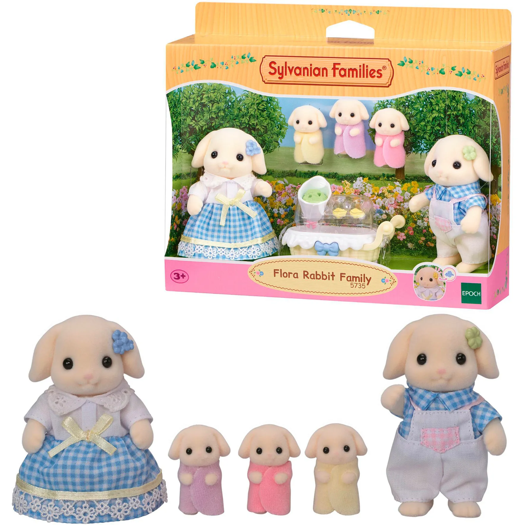 Sylvanian Families - Famiglia di Conigli, Giochi di costruzione - immagine 1