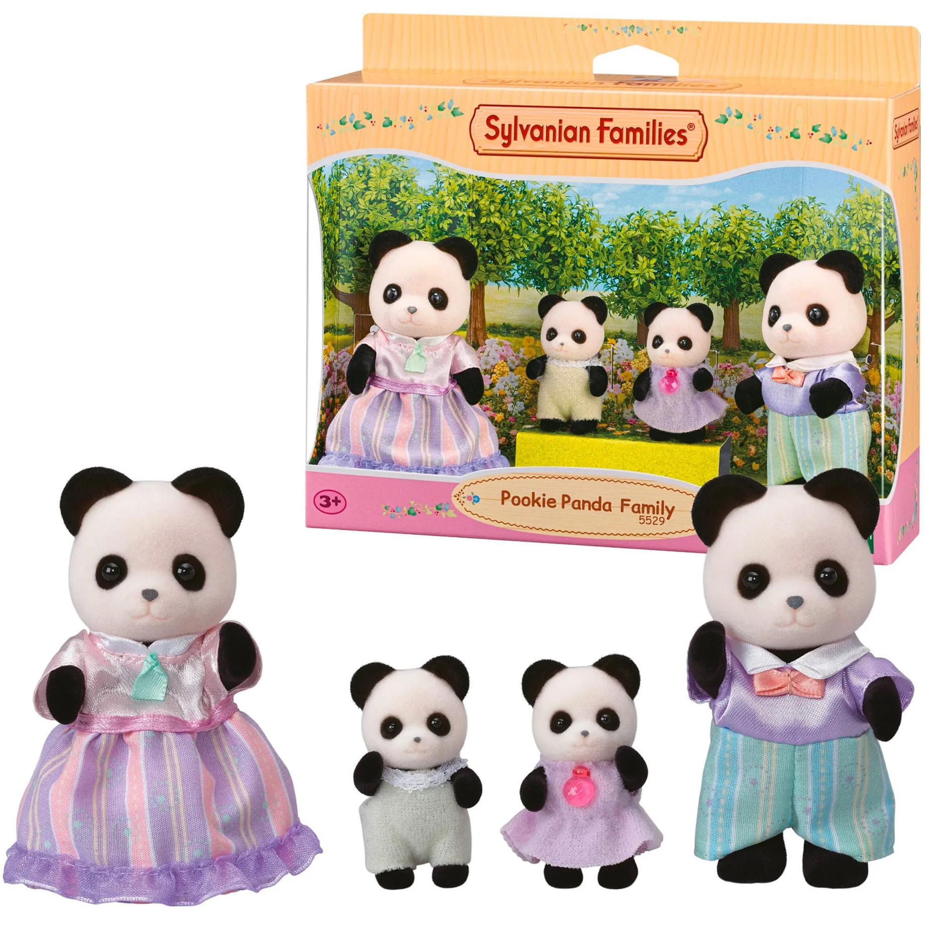 Sylvanian Families - Famiglia Panda, Giochi di costruzione - immagine 1