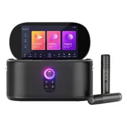Set karaoke IKARAO Shell S1 Tws (Ricaricabile) Black 180W Bluetooth; WiFi HDMI, USB, Card Reader, AUX, Jack 6,3mm - immagine 1