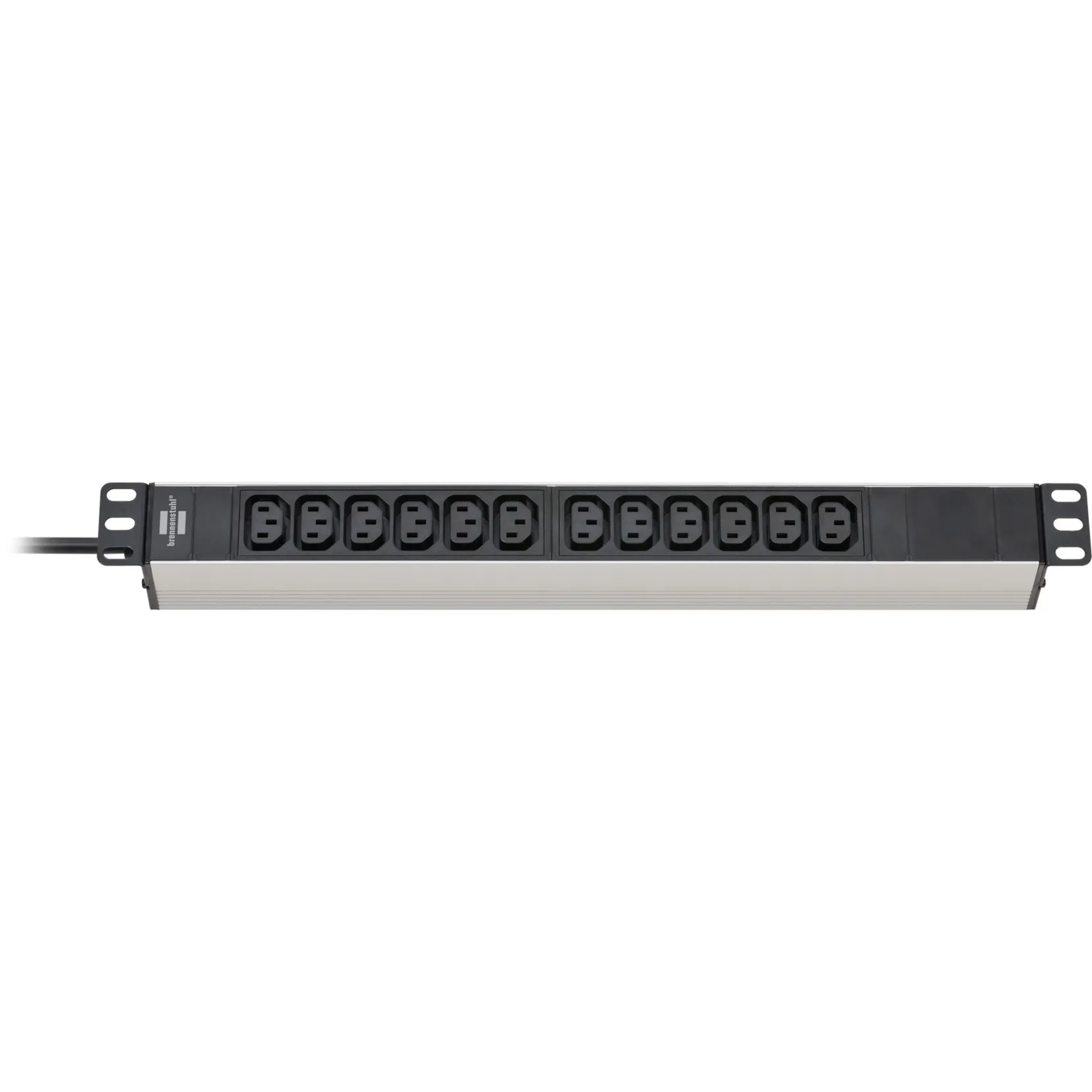 1390007112 prolunghe e multiple 2 m 12 presa(e) AC Interno Nero, Argento, Ciabatta - immagine 1