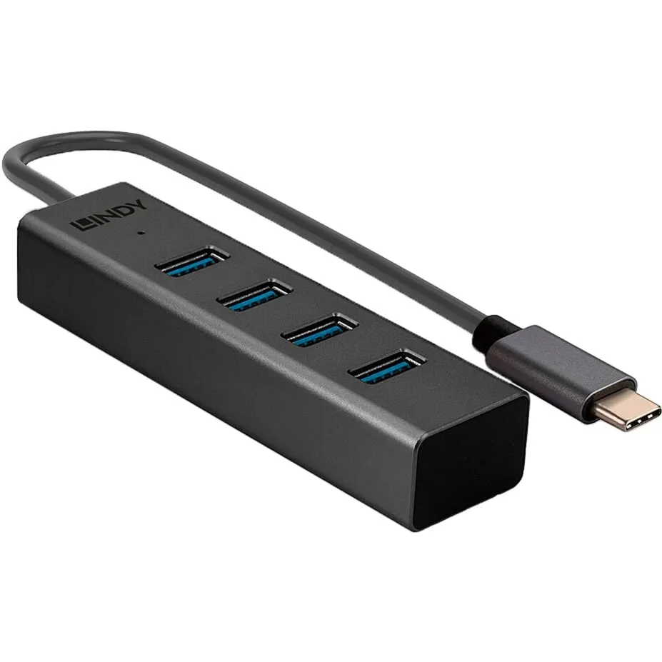 43325 hub di interfaccia USB 3.2 Gen 1 (3.1 Gen 1) Type-C 5000 Mbit/s Grigio, Hub USB - immagine 1