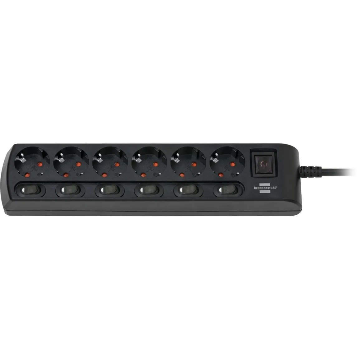 1153110116 prolunghe e multiple 2 m 6 presa(e) AC Interno Nero, Ciabatta - immagine 1