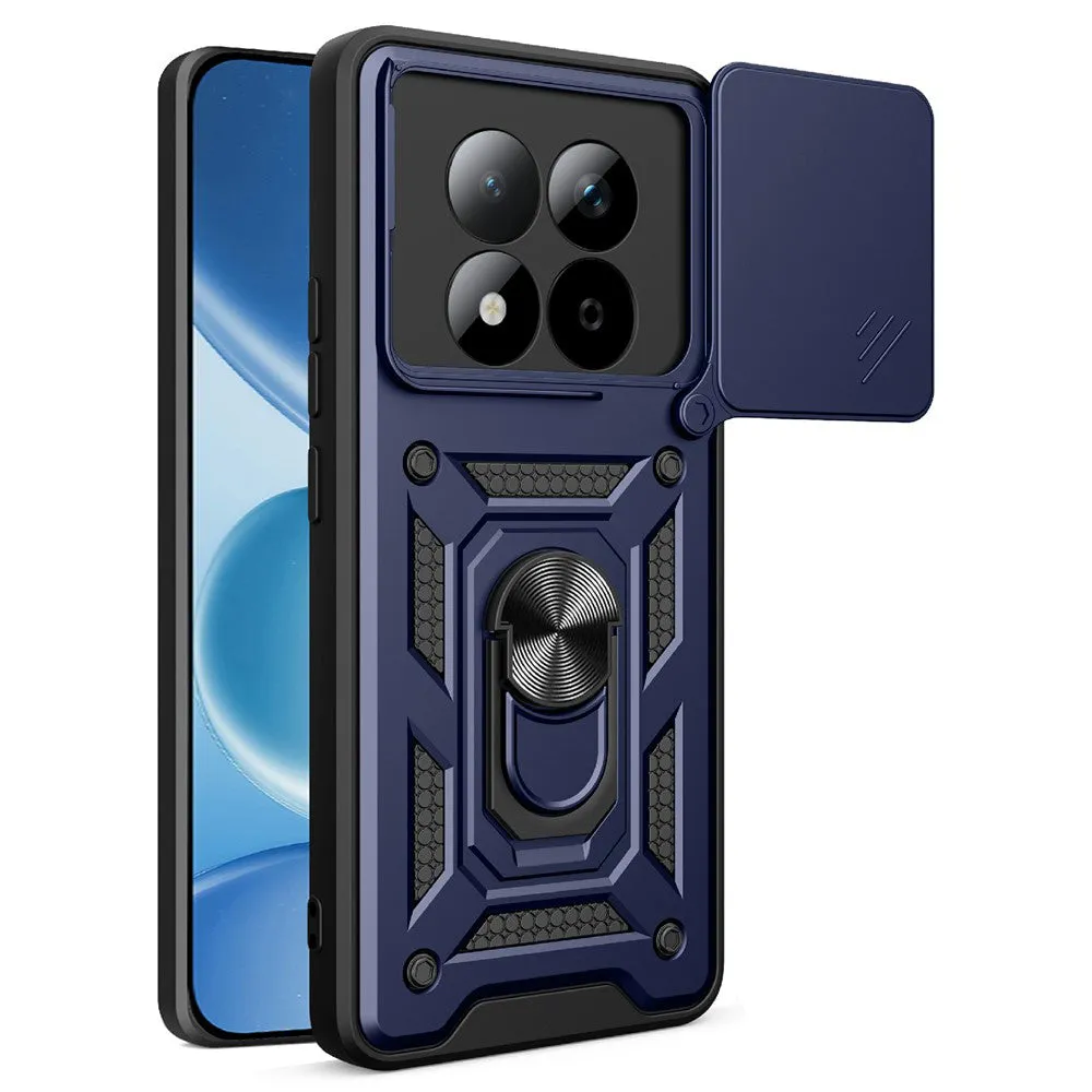 Custodia per Xiaomi Redmi Note 15 Pro 5G, Techsuit, CamShield, Blu - immagine 1