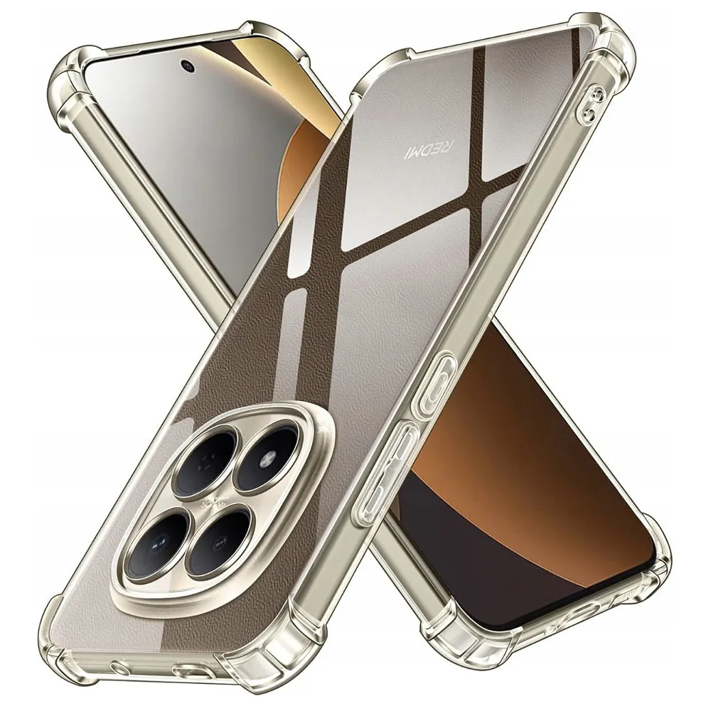 Custodia per Xiaomi Poco M8 Pro / Redmi Note 15 Pro+ 5G, Techsuit, Shockproof Clear, Trasparente - immagine 1