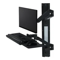 Supporto monitor TV parete ( 10 Kg ) VESA 100 x 100 LX PRO SERIES Wall Mounted Workstation Black 45 696 292 - immagine 1