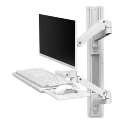 Supporto monitor TV parete ( 10 Kg ) VESA 100 x 100 LX PRO SERIES Wall Mounted Workstation White 45 696 290 - immagine 1