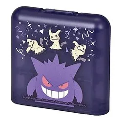 Custodia videogioco SWITCH 2 24 Game Card Case Pokemon Gengar & Mimikyu Purple NSX 091E - immagine 1