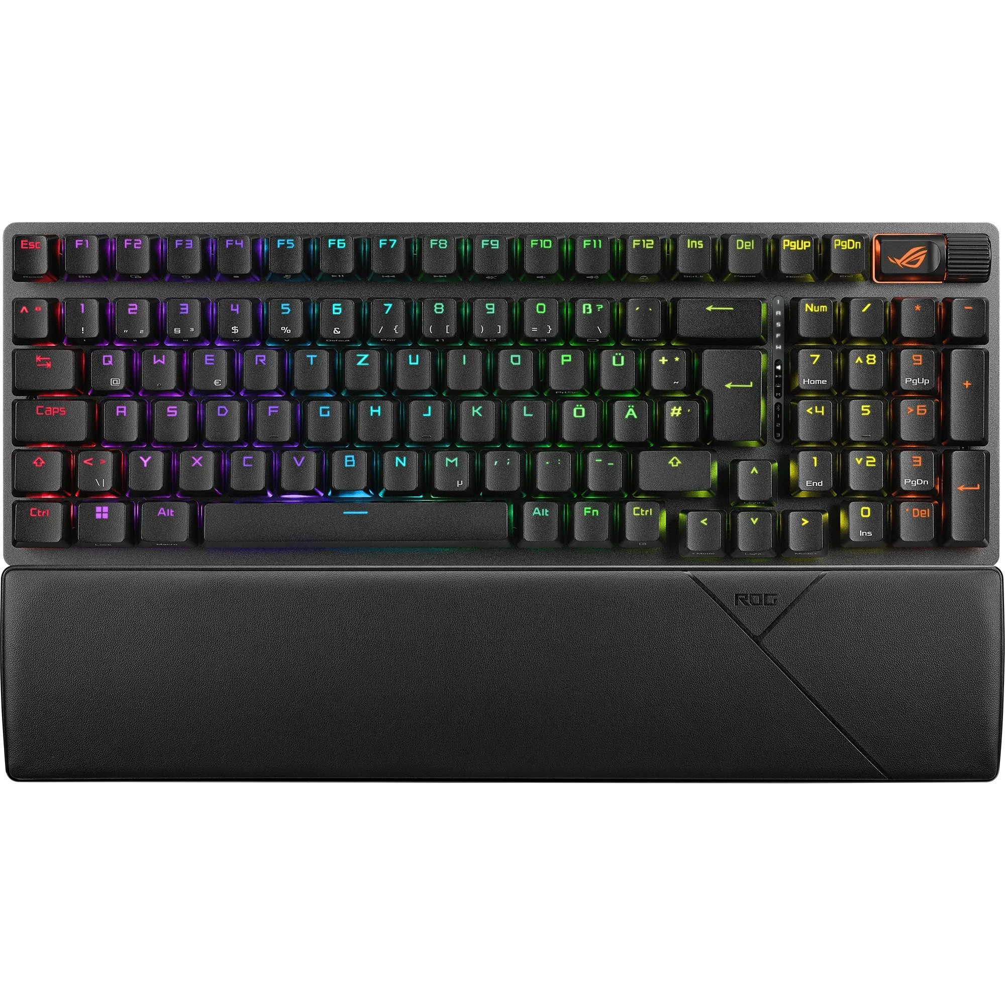 ROG Strix Scope II 96 Wireless tastiera Gaming USB + RF Wireless + Bluetooth QWERTZ Tedesco Nero, Tastiera da gioco - immagine 1