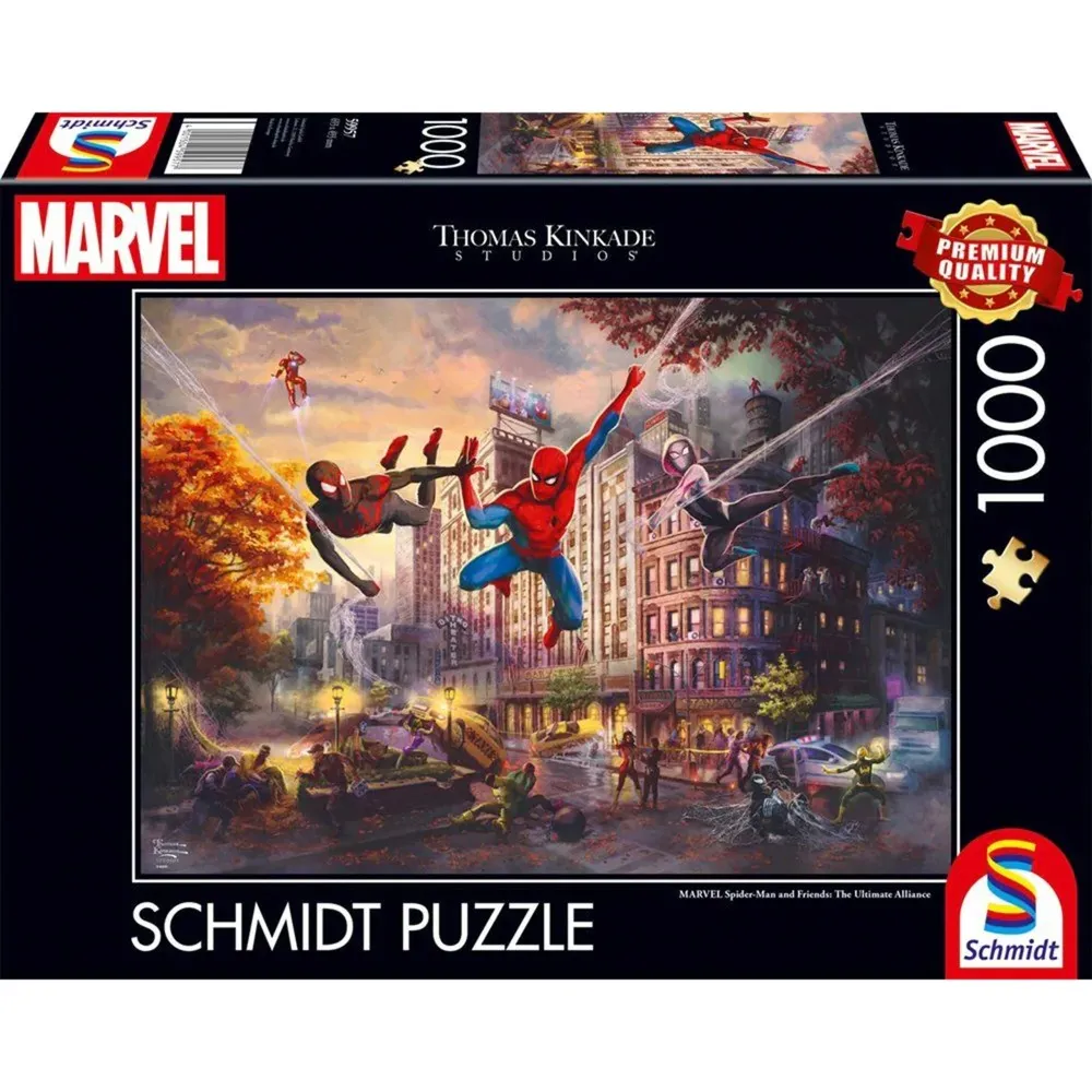 Thomas Kinkade Studios: Marvel Spider-Man & Friends - L''Alleanza Suprema, Puzzle - immagine 1