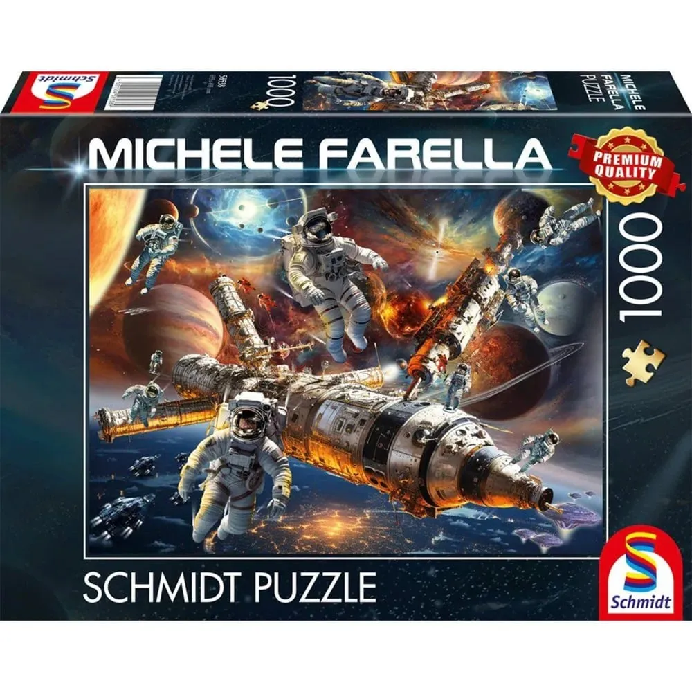 Michele Farella: Mondi stellari magici - Fluttuando nello spazio, Puzzle - immagine 1