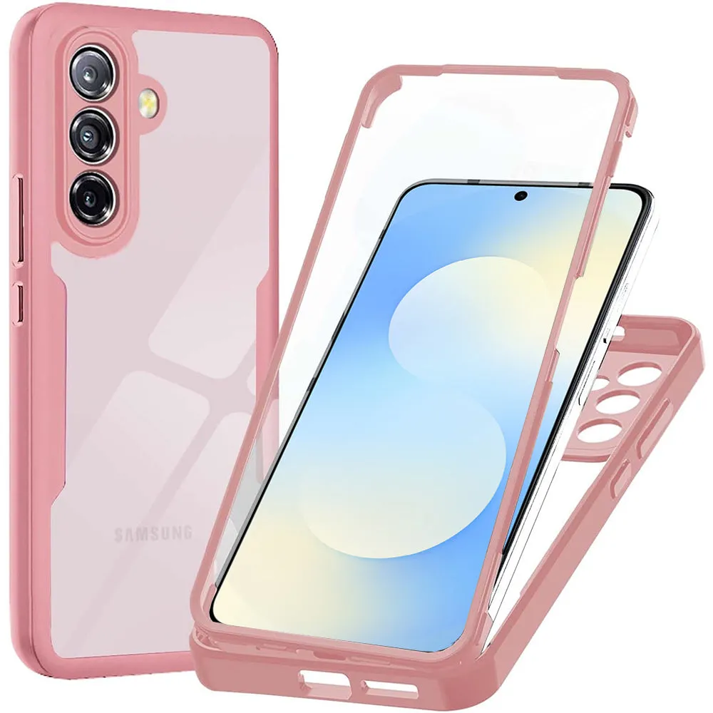 Custodia per Samsung Galaxy A57 5G, Techsuit, ColorVerse 360, Rosa - immagine 1