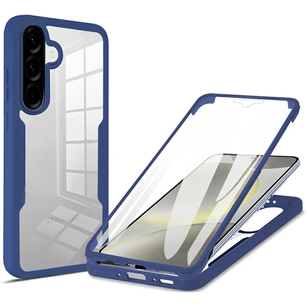 Custodia per Samsung Galaxy A37 5G, Techsuit, ColorVerse 360, Blu - immagine 1