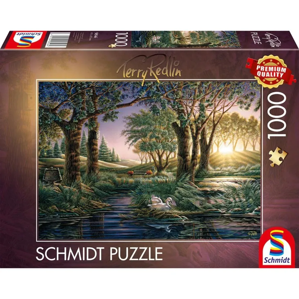 Terry Redlin: Magia del mattino allo stagno, Puzzle - immagine 1