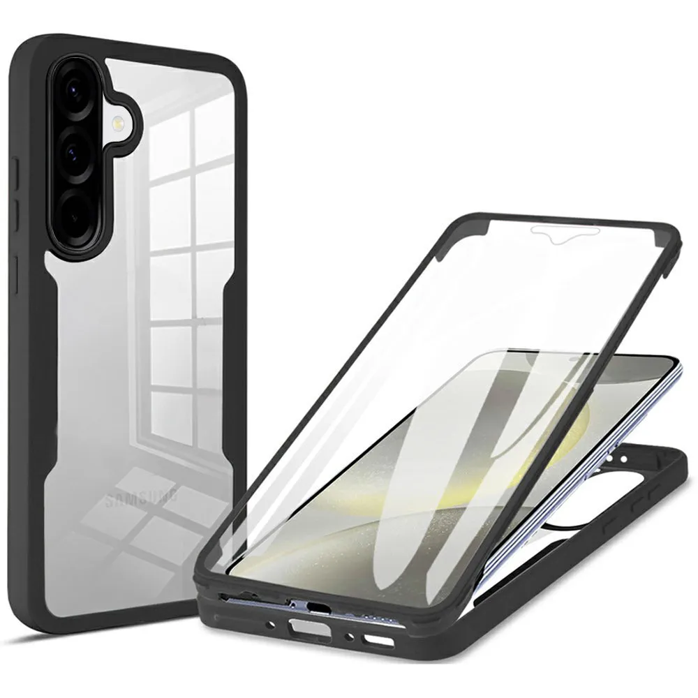 Custodia per Samsung Galaxy A37 5G, Techsuit, ColorVerse 360, Nera - immagine 1