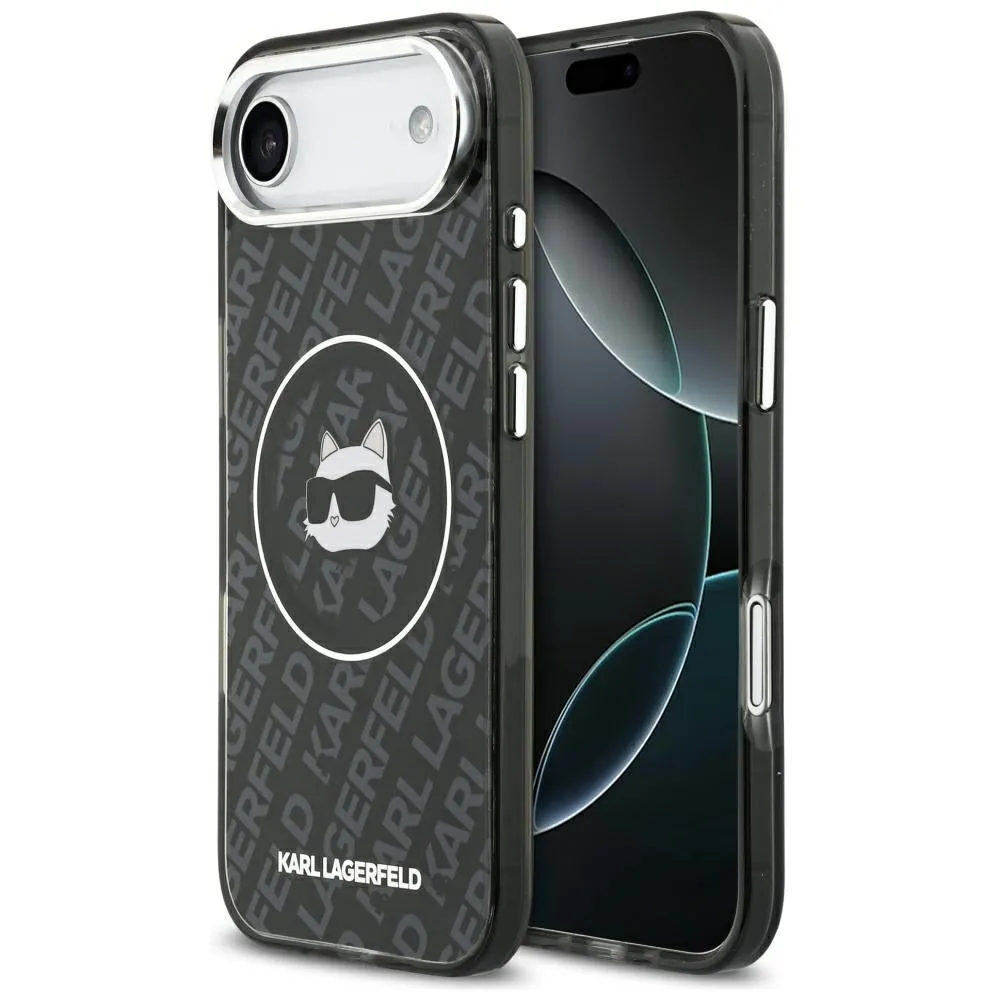 Custodia MagSafe per Apple iPhone 17 Air, Karl Lagerfeld, IML Choupette's Head, Nera - immagine 1