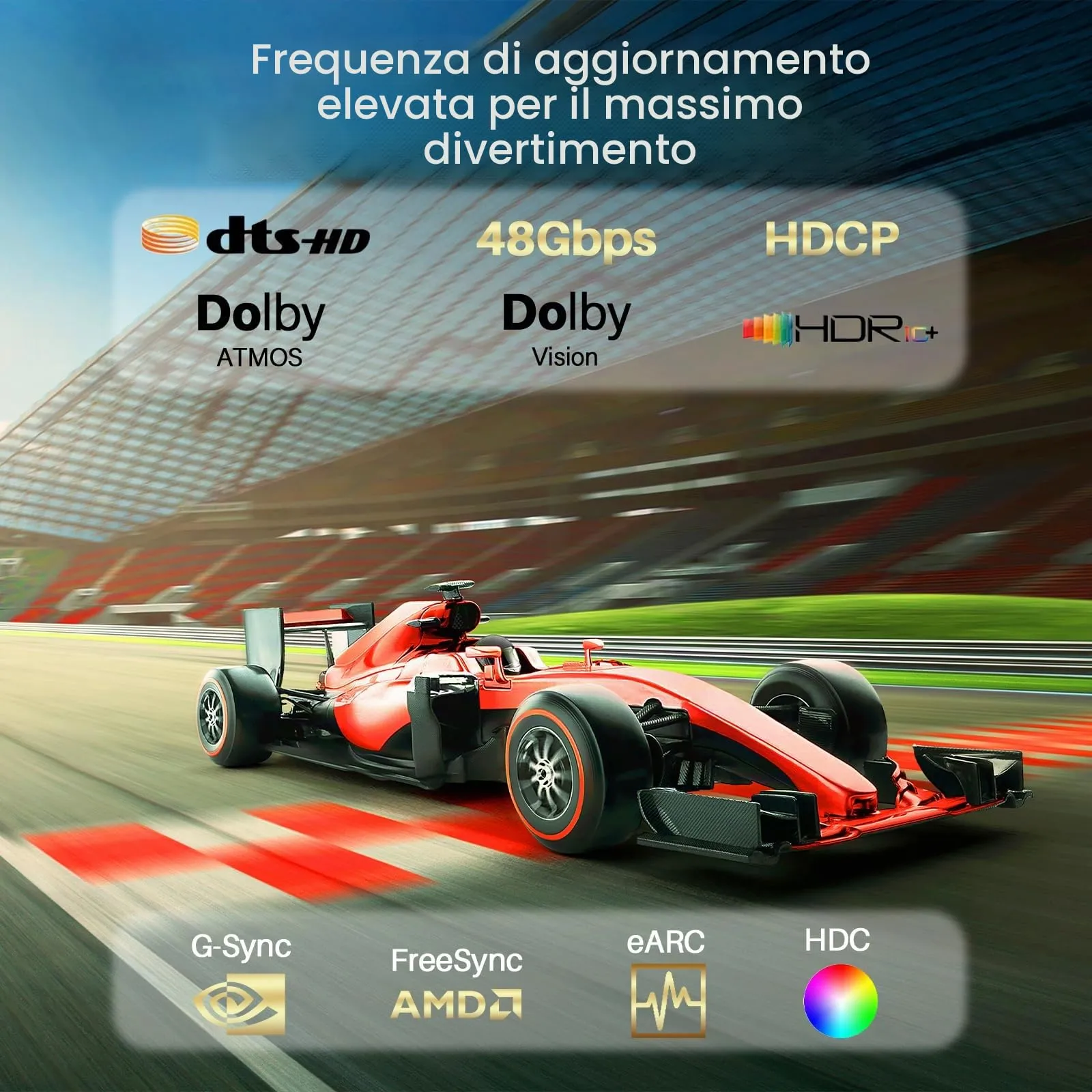 Werkybay 1.5m Cavo di Prolunga HDMI 2.1, Maschio a Femmina 8K@60Hz 4K@120Hz, 48Gbps Ultra Highspeed, UHD eARC HDCP2.3 HDR10+ 3D, 8K Cavo Adattatore HDMI compatibile con TV Stick, HDTV, PS5/4,Xbox ecc - immagine 5