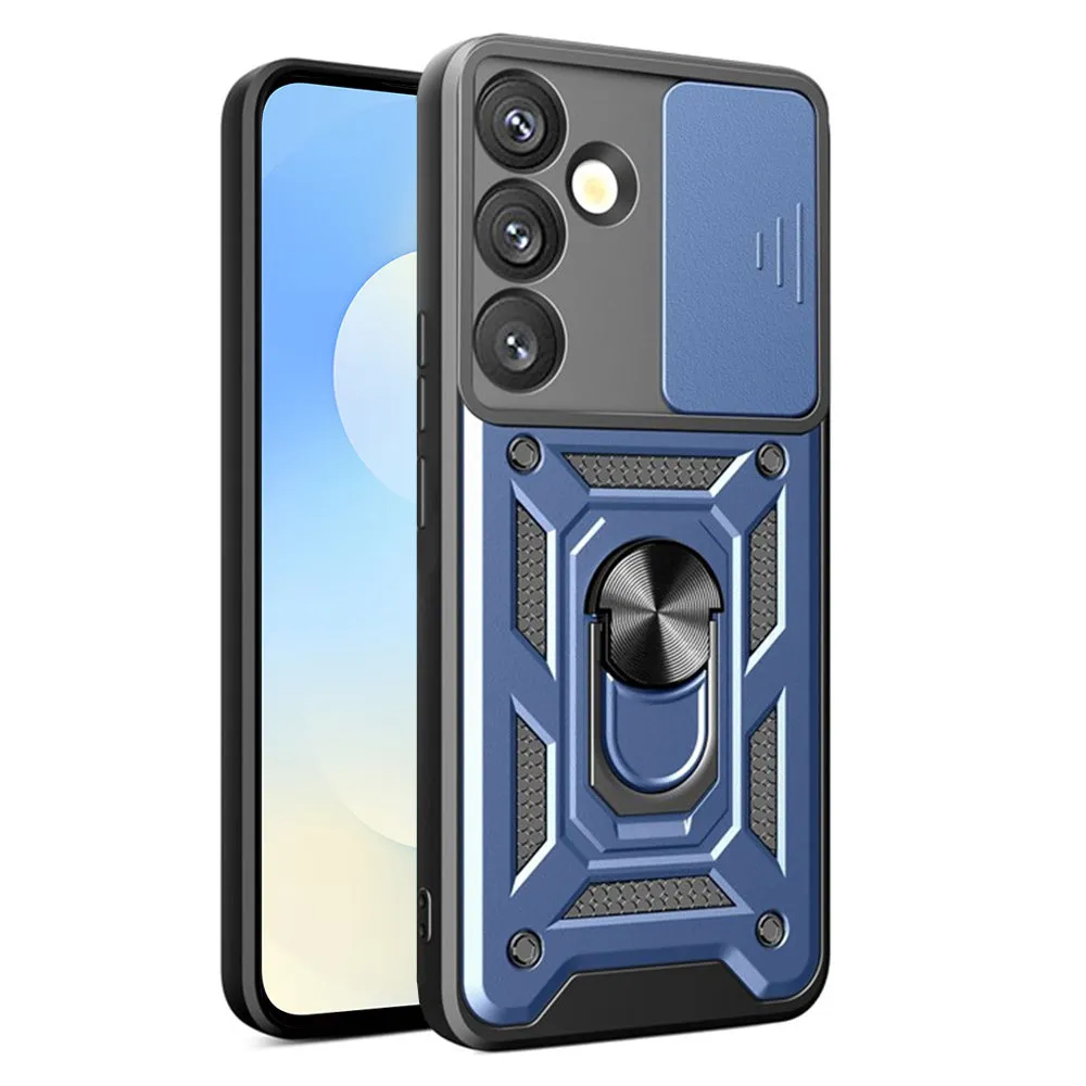 Custodia per Samsung Galaxy S26 Plus S947, Techsuit, CamShield, Blu - immagine 1