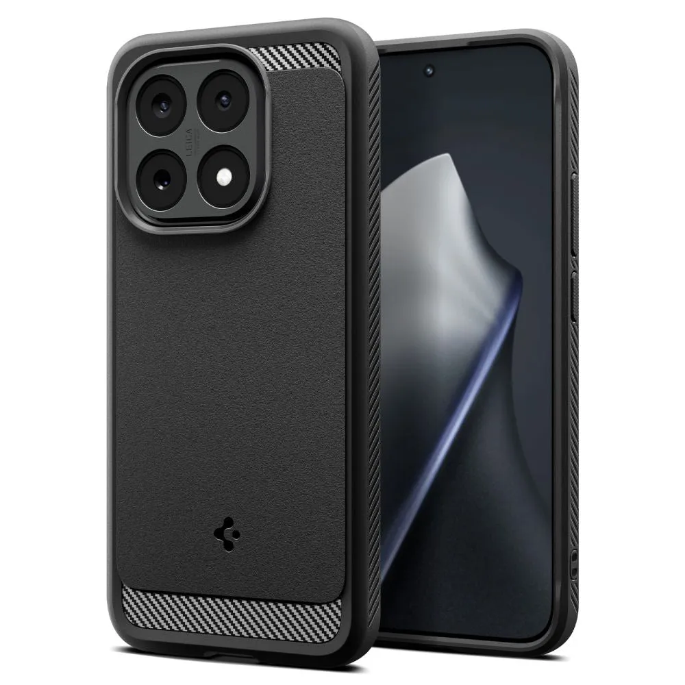 Custodia per Xiaomi 15T, Spigen, Rugged Armor, Nero Opaco ACS10459 - immagine 1