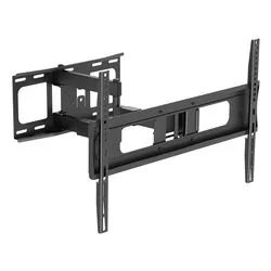 Supporto monitor TV parete ( 50 Kg ) VESA 600 x 400 tre snodi inclinabile Black MAXI600 - immagine 1