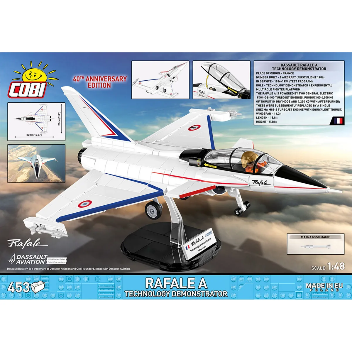 Rafale A Technology Demonstrator, Giochi di costruzione - immagine 1