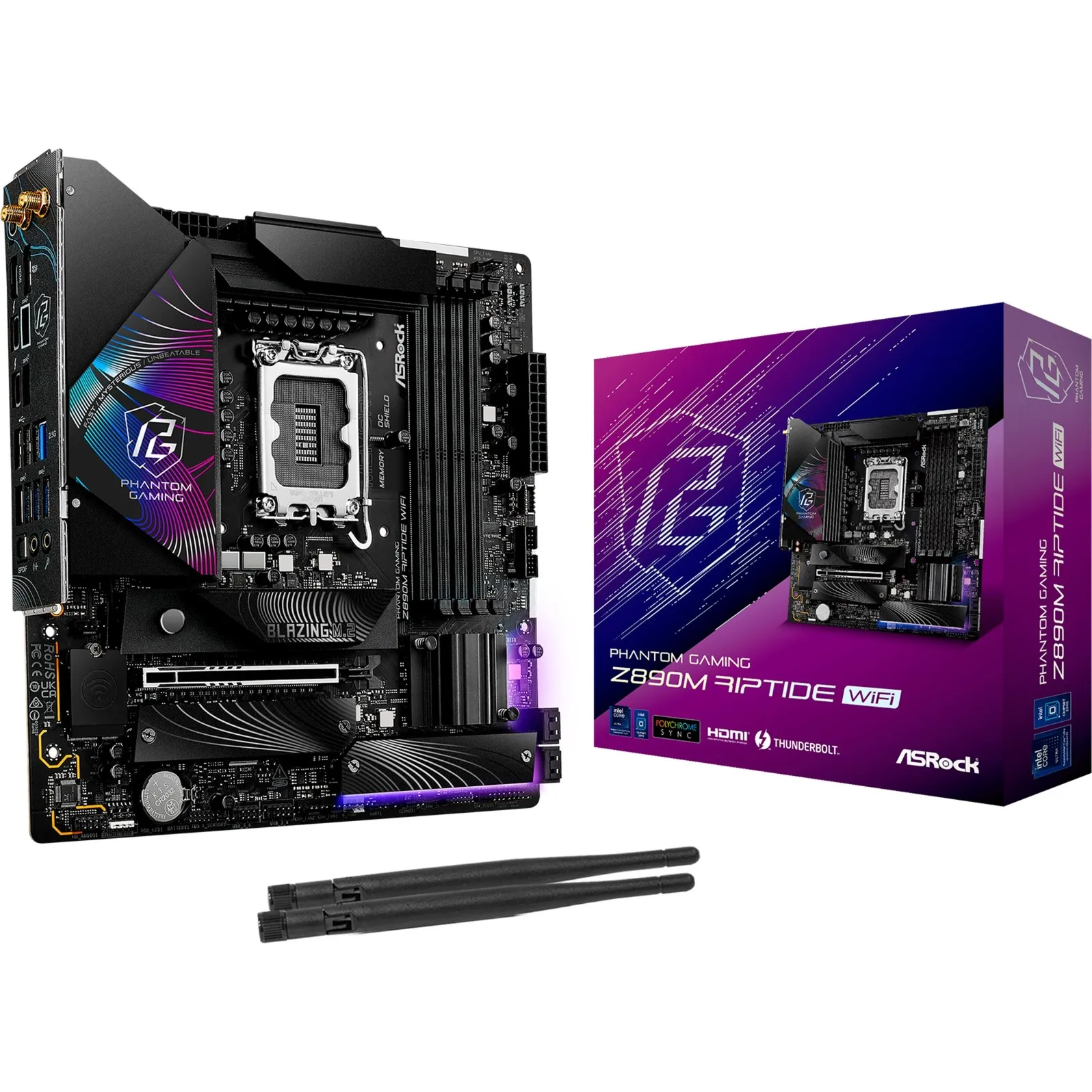 Z890M RIPTIDE WIFI, Scheda madre - immagine 1