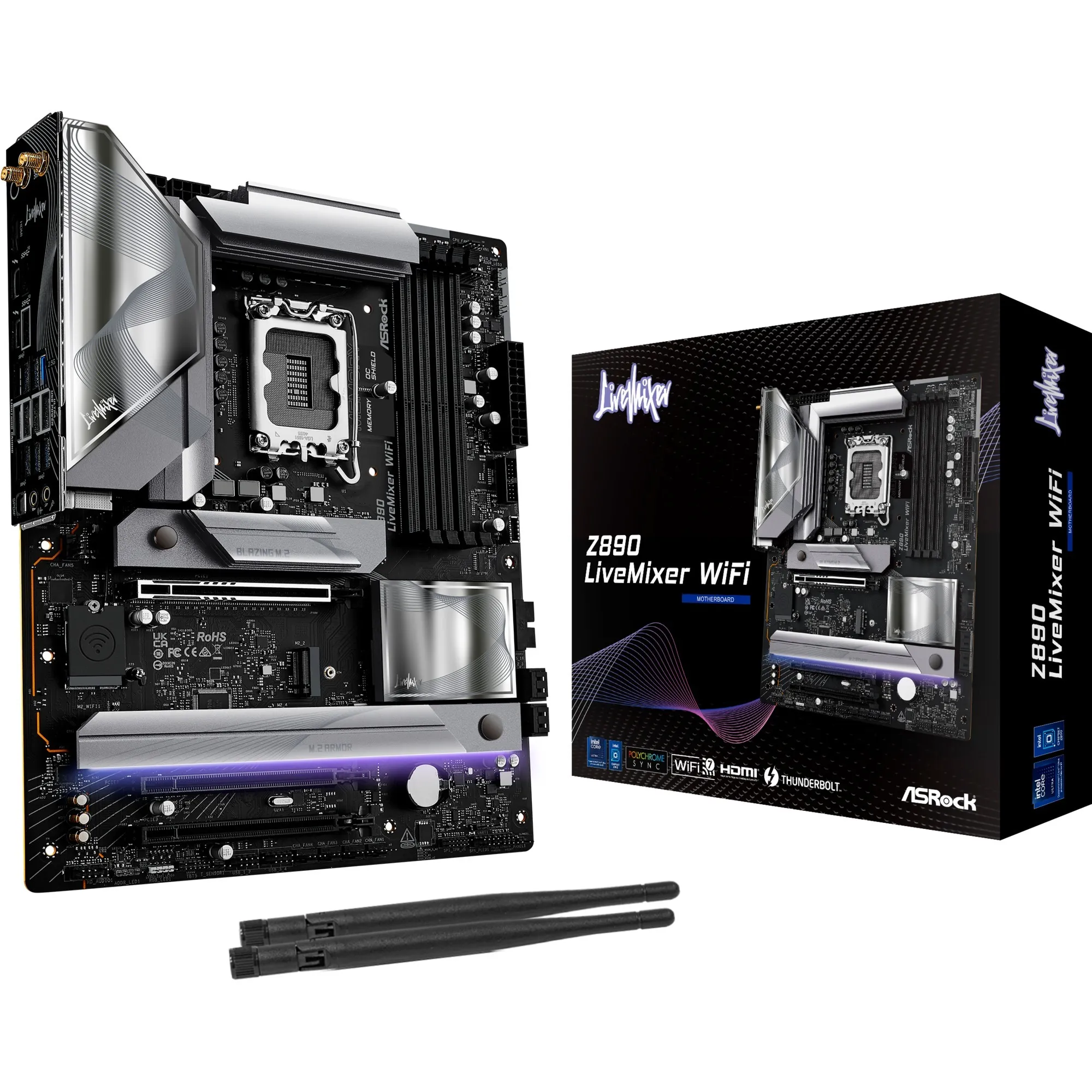 Z890 LiveMixer WiFi, Scheda madre - immagine 1