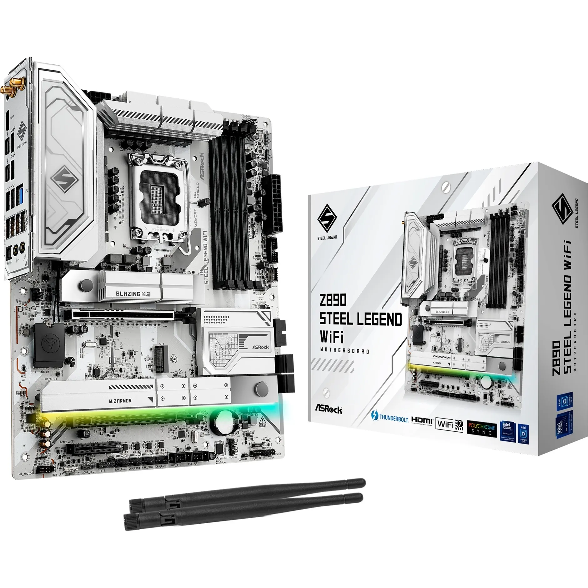 Z890 Steel Legend WiFi, Scheda madre - immagine 1