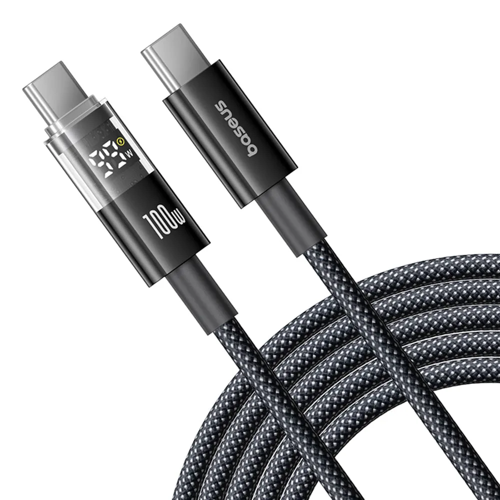 Cavo Dati e Ricarica USB-C - USB-C Baseus Display 2, 100W, 2m, Nero P10382702121-01 - immagine 1