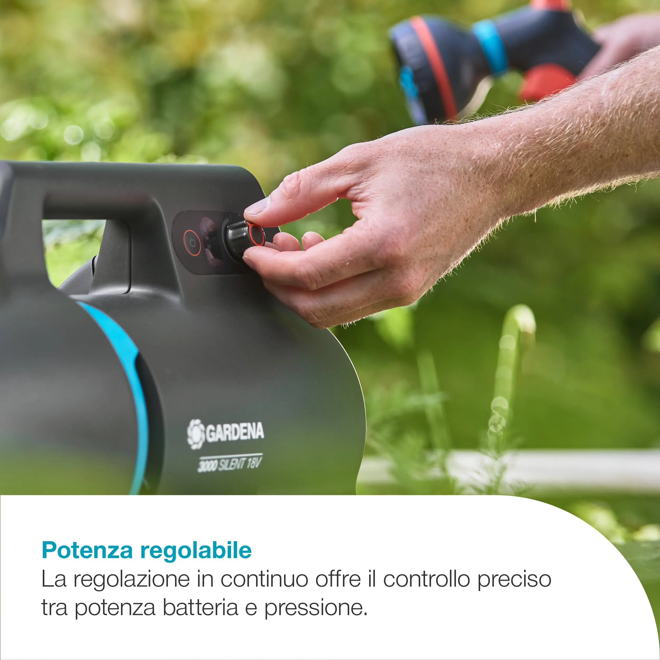 Gardena Pompa Da Giardino A Batteria 3000 Silent 18V P4A Solo - immagine 5