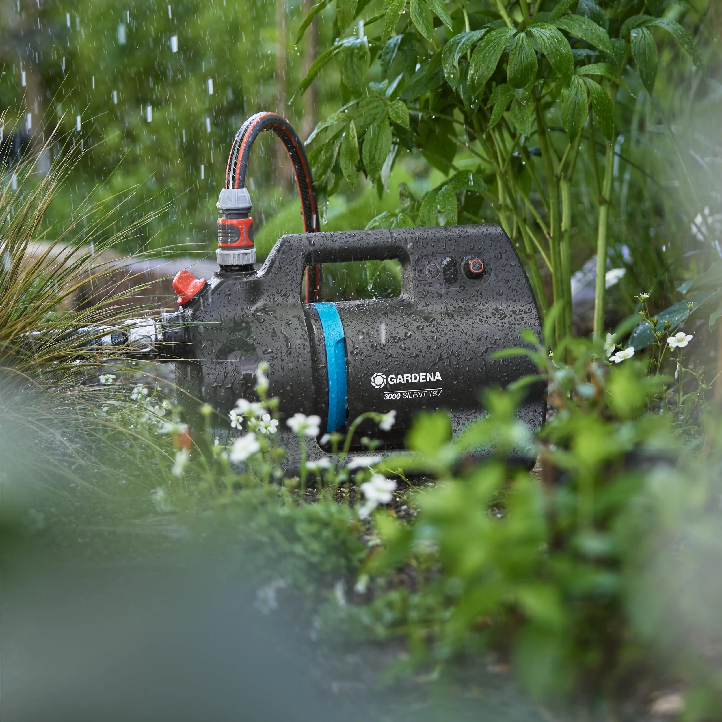 Gardena Pompa Da Giardino A Batteria 3000 Silent 18V P4A Solo - immagine 10
