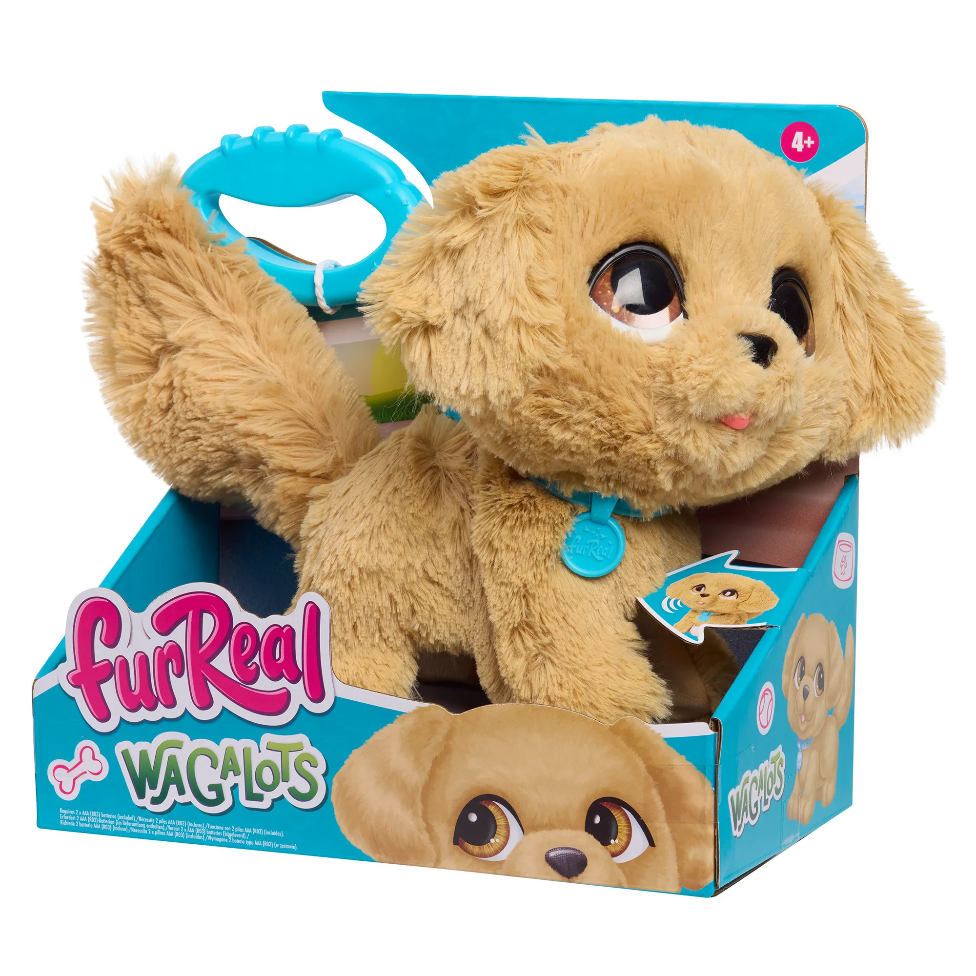 FurReal WagaLots Golden Retriever, Peluche animali - immagine 1