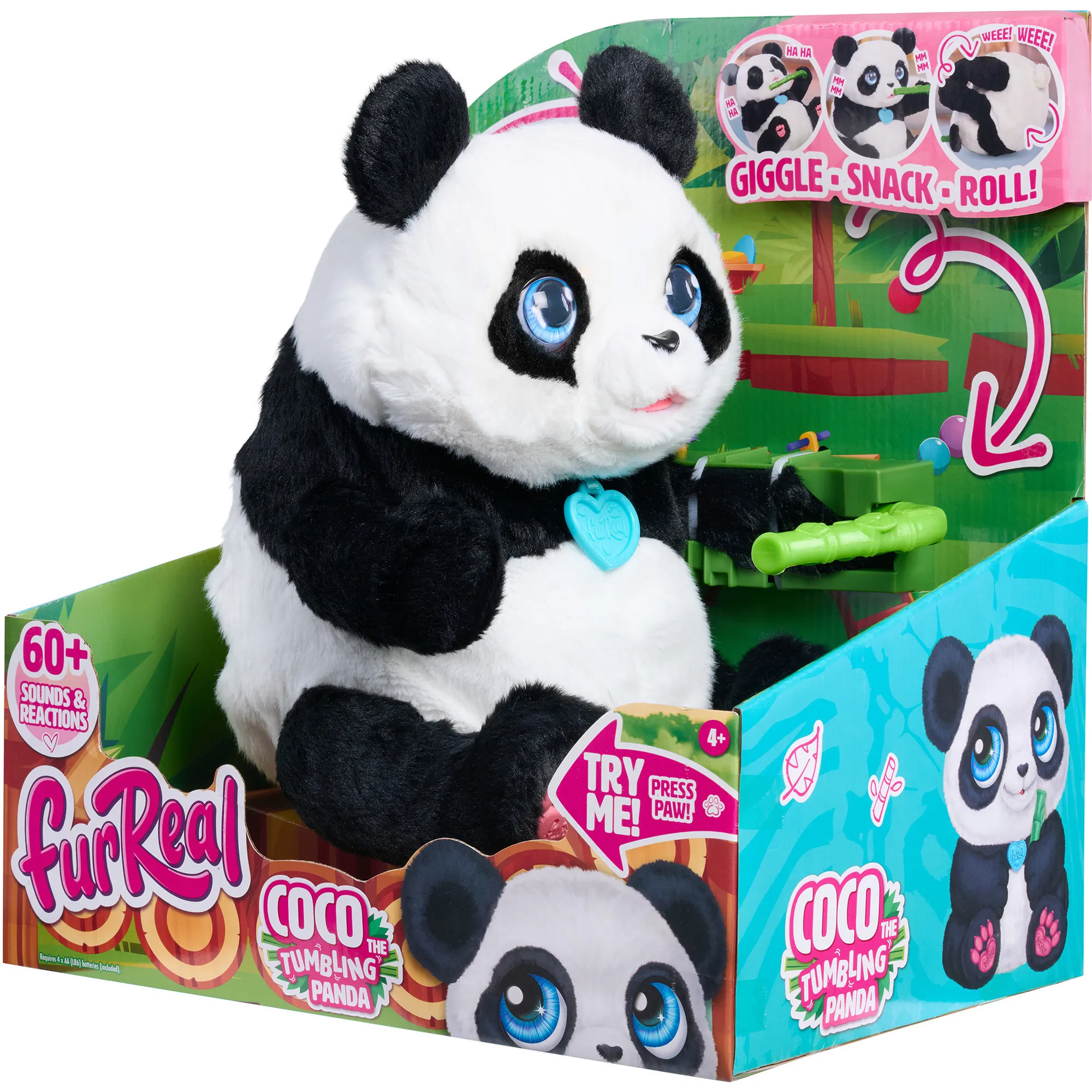 FurReal - Coco De Rollende Panda, Peluche animali - immagine 1