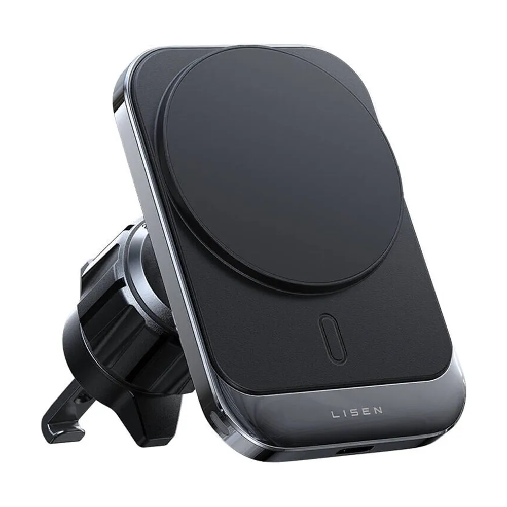 Caricabatterie Auto Wireless Lisen, 15W, 1.67A, Nero YL0223070009 - immagine 1