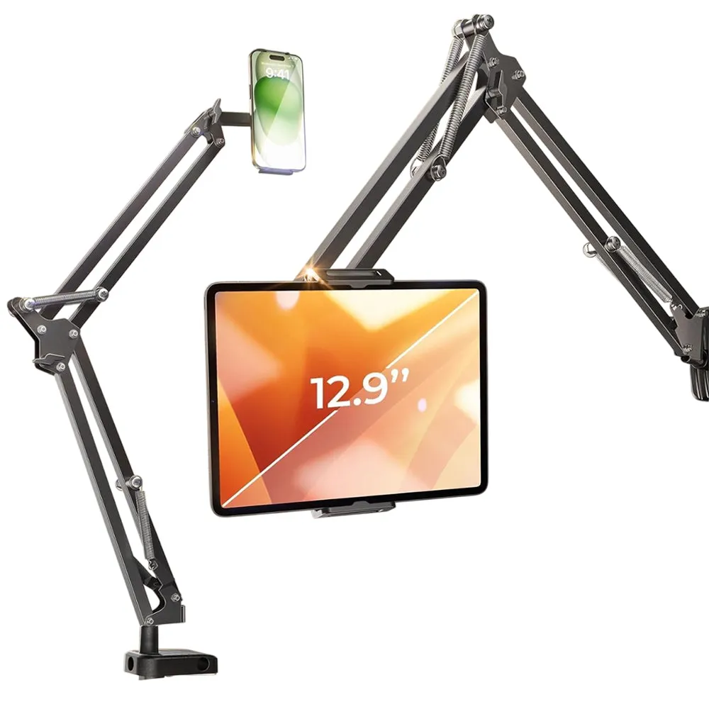 Supporto da scrivania Lisen per telefono / tablet, 4.7inch - 12.9inch, Nero YL0223060007 - immagine 1