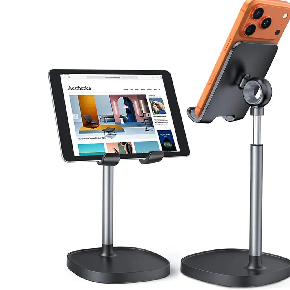 Supporto da scrivania Lisen Mechanical per Telefono / Tablet, 4inch - 10inch, Nero YL0421030004 - immagine 1