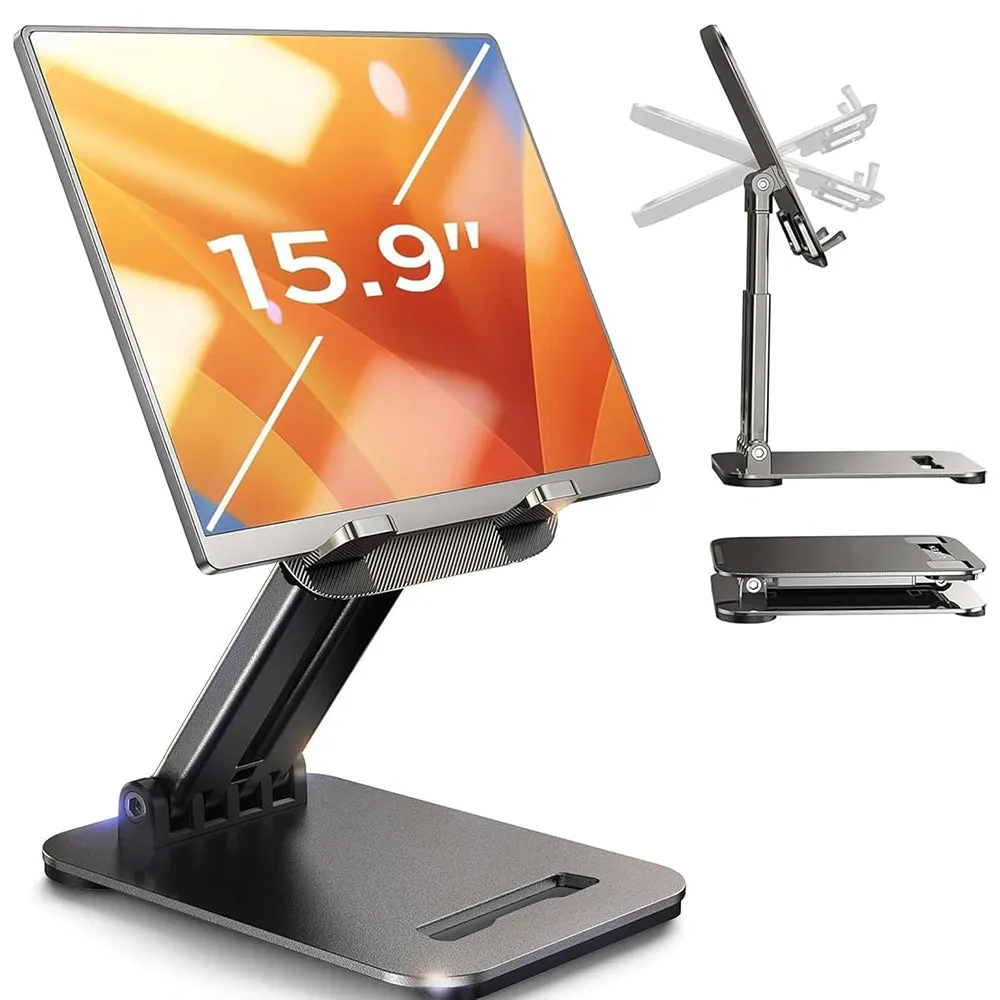 Supporto da scrivania Lisen per telefono / tablet, 4inch - 15.9inch, Nero YL0424080007 - immagine 1
