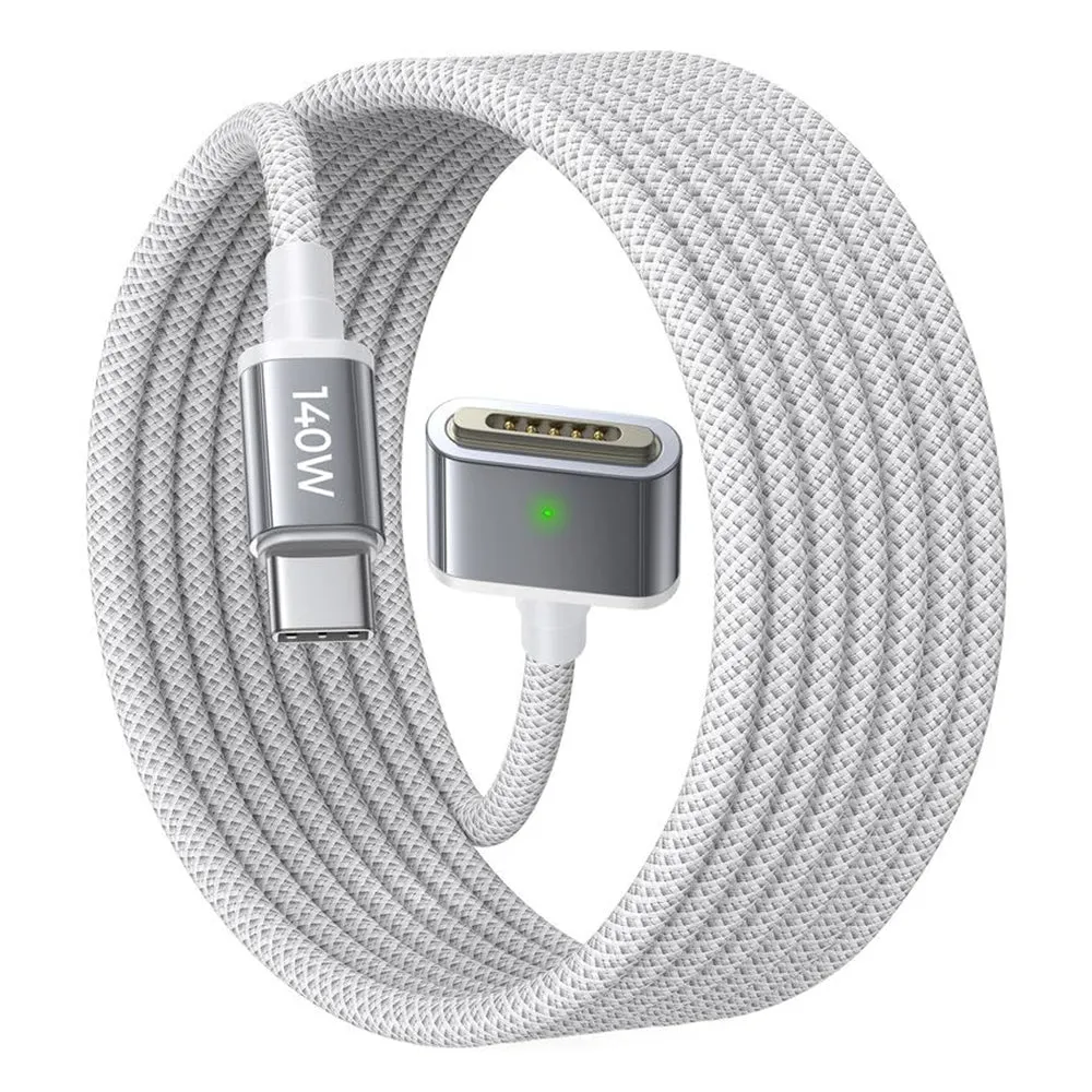 Cavo di Ricarica USB-C - MagSafe 3 Lisen, 140W, 2m, Argento YL0123070001 - immagine 1