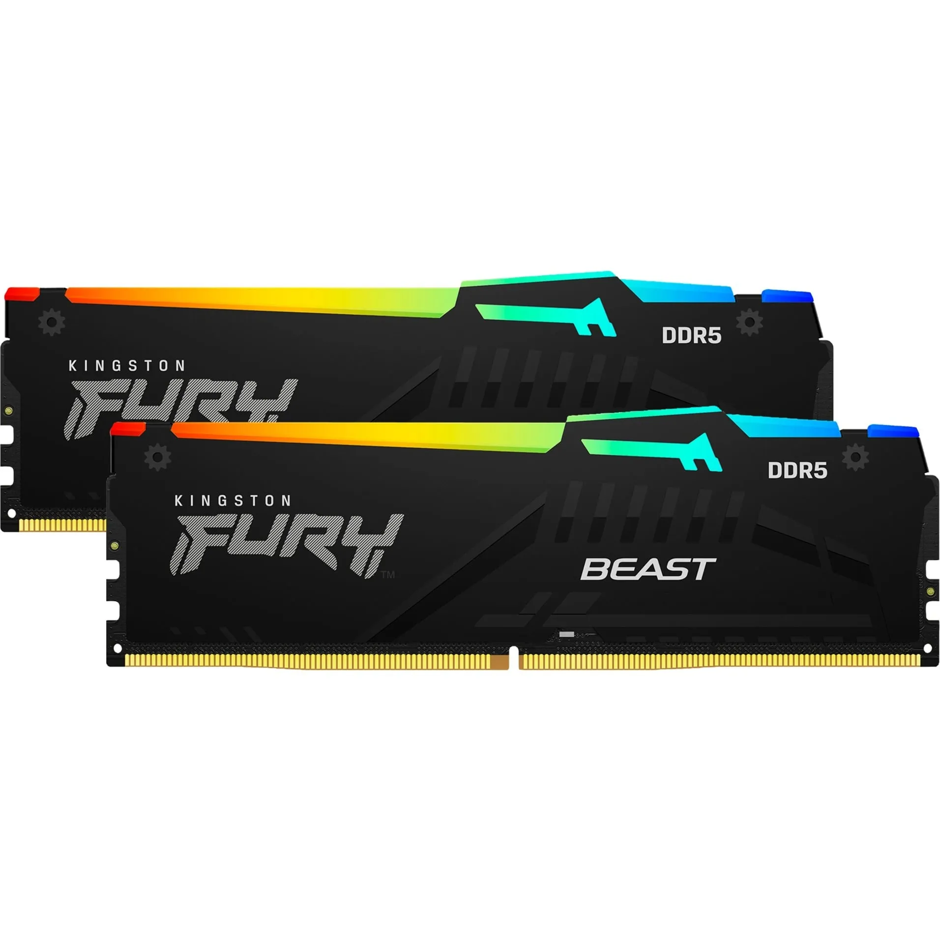 FURY Beast 32 GB 5200 MT/s DDR5 CL40 DIMM (Kit da 2 moduli) RGB, Memoria - immagine 1