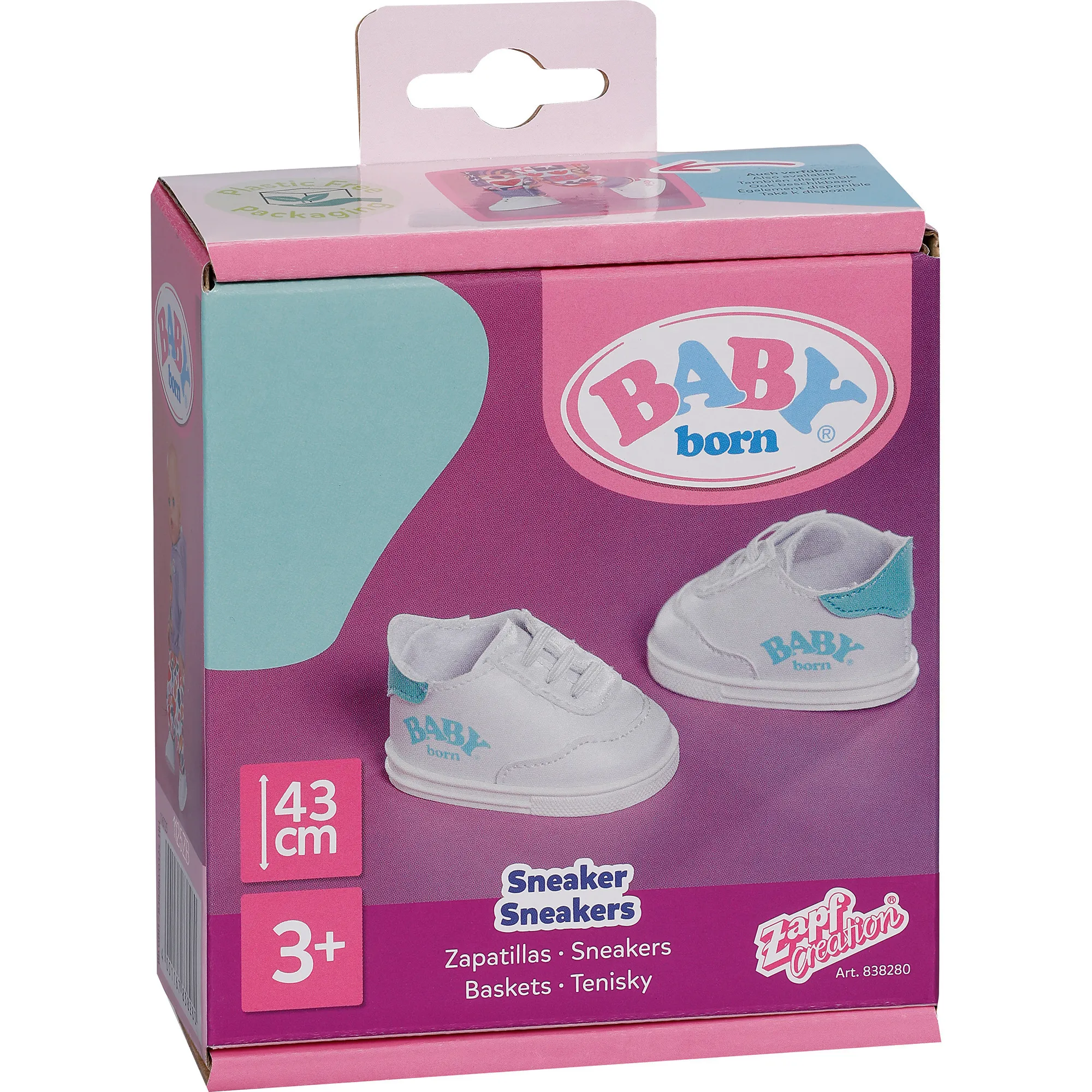 BABY born Sneakers 2 ass. 43cm, Accessori della bambola - immagine 1