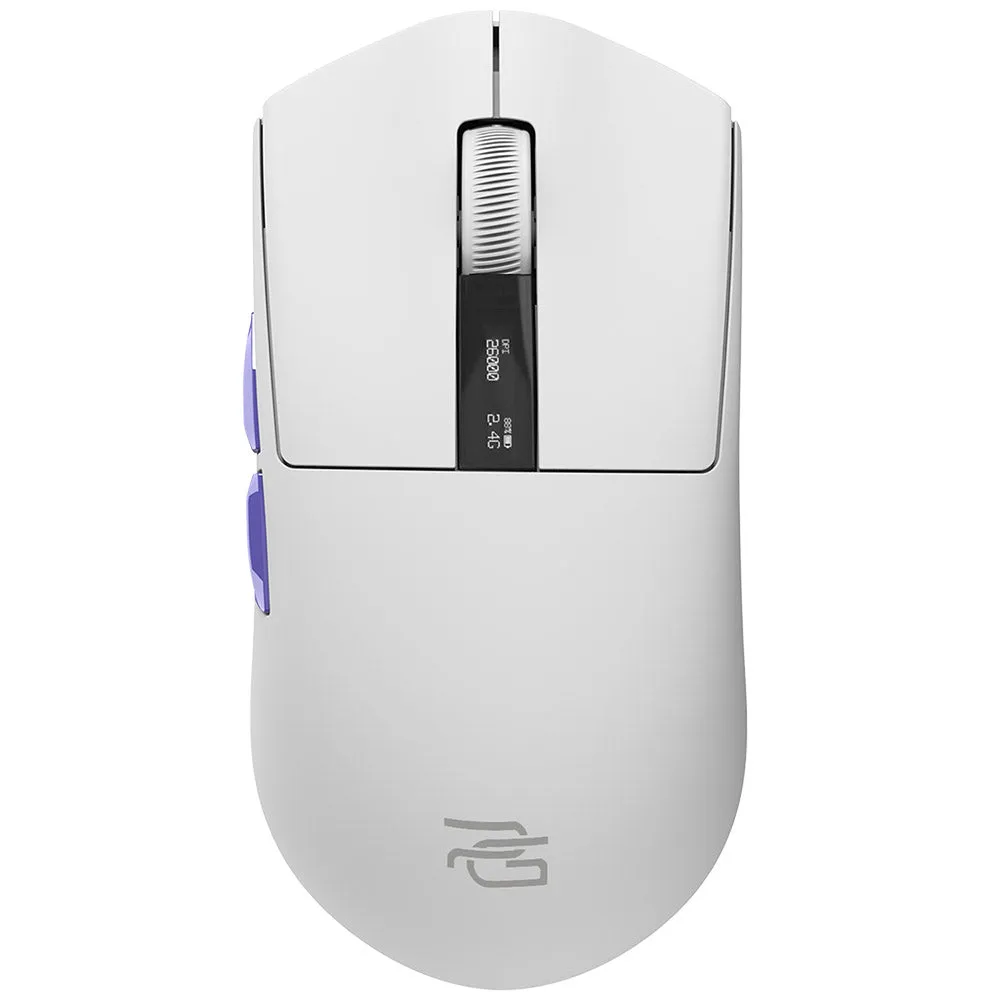 Mouse Gaming Wireless Proove Jester, 800DPI - 26000DPI, Display OLED, Bianco WMJS00022002 - immagine 1