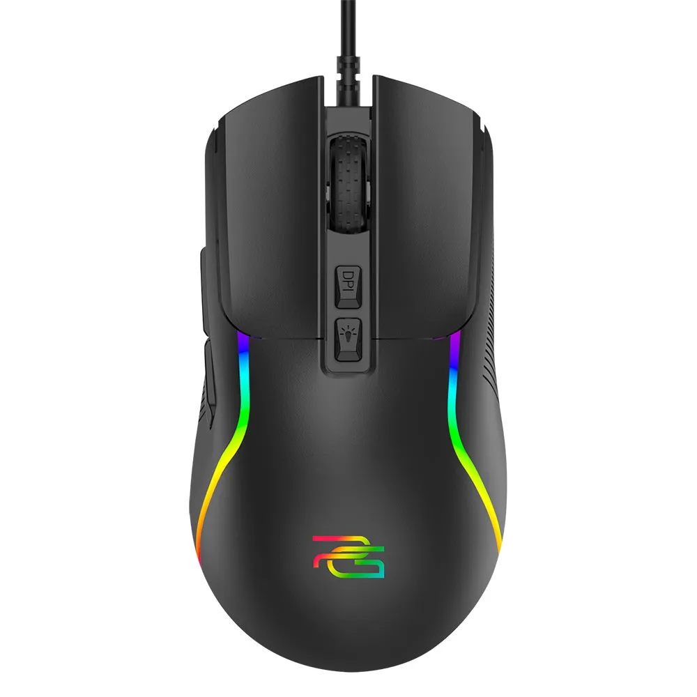 Mouse Gaming Cablato USB Proove Assembler, RGB, 12400DPI, Nero CMAS00000101 - immagine 1