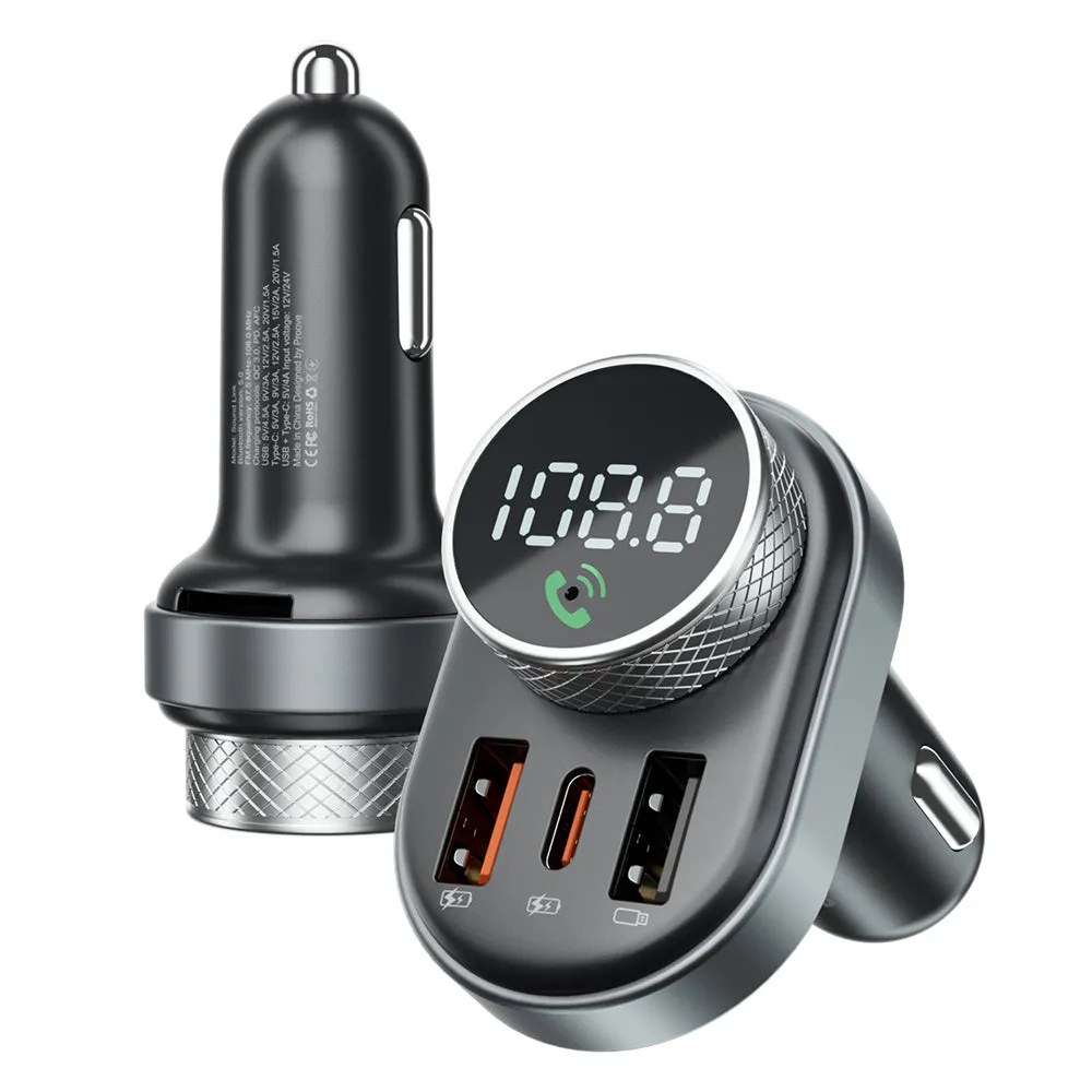 Modulatore FM Bluetooth Proove, 2 x USB-A - 1 x USB-C - 1 x microSD FMSL30110001 - immagine 1