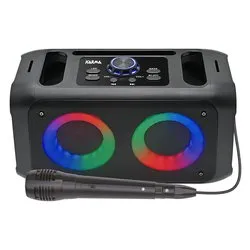 Set karaoke WPARTY 2 (Ricaricabile) Black 20W 27620 Bluetooth USB, AUX, Card Reader - immagine 1
