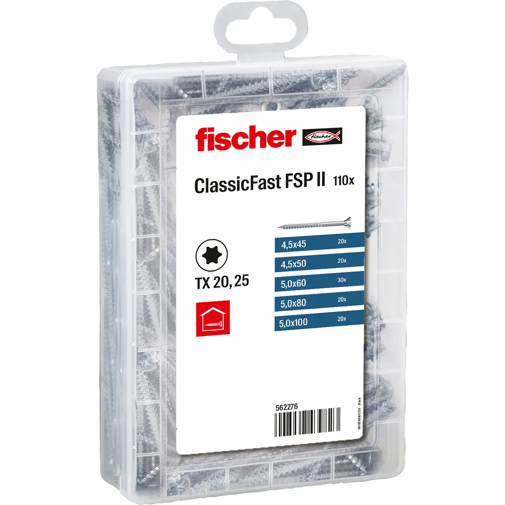 Meister-Box ClassicFast SK TG TX, 4,5 - 5,0mm, Set di viti - immagine 1