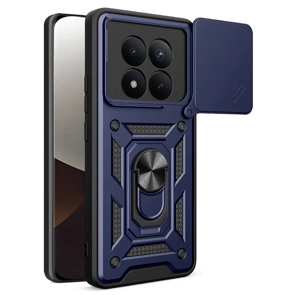 Custodia per Xiaomi Poco M8 Pro / Redmi Note 15 Pro+ 5G, Techsuit, CamShield, Blu - immagine 1